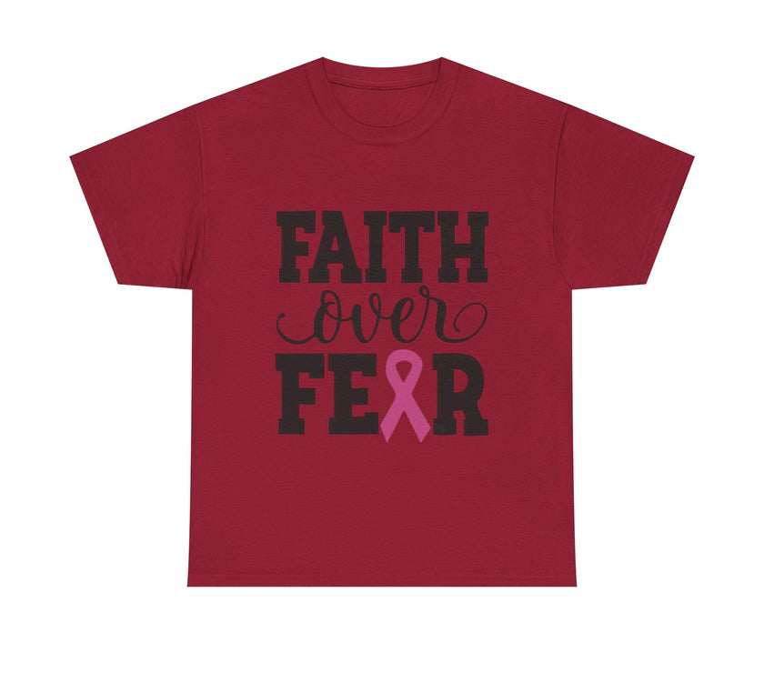 Faith Over Fear - Unisex Heavy Cotton Tee