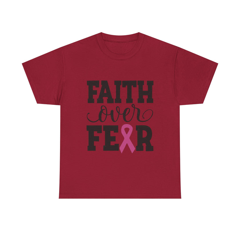 Faith Over Fear - Unisex Heavy Cotton Tee