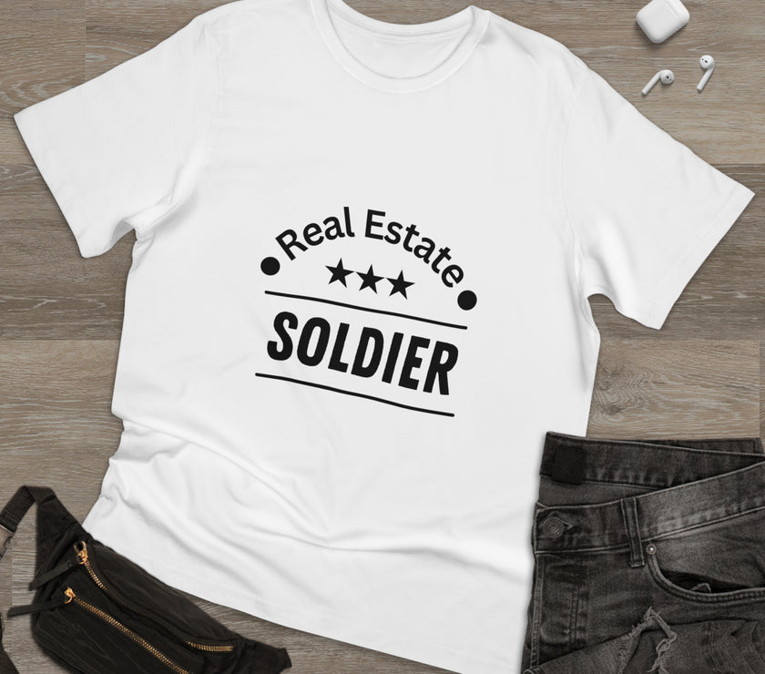 "Real Estate Soldier" Unisex Deluxe T-shirt