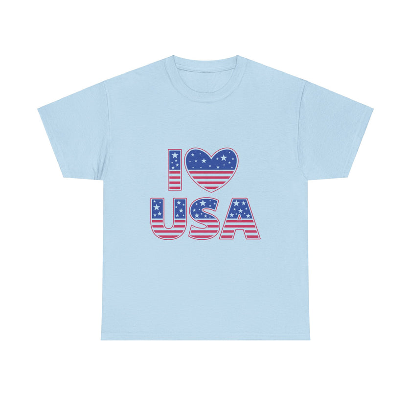 I Love America - Unisex Heavy Cotton Tee