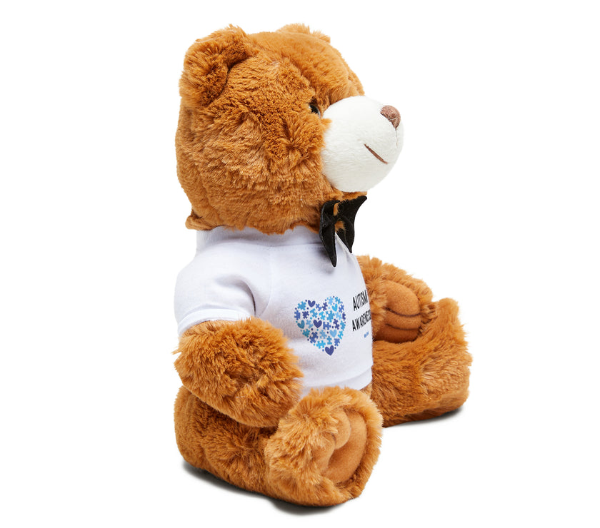 "Autism Awareness" Teddy Bear with T-Shirt