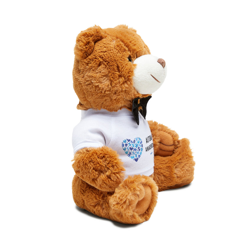 "Autism Awareness" Teddy Bear with T-Shirt