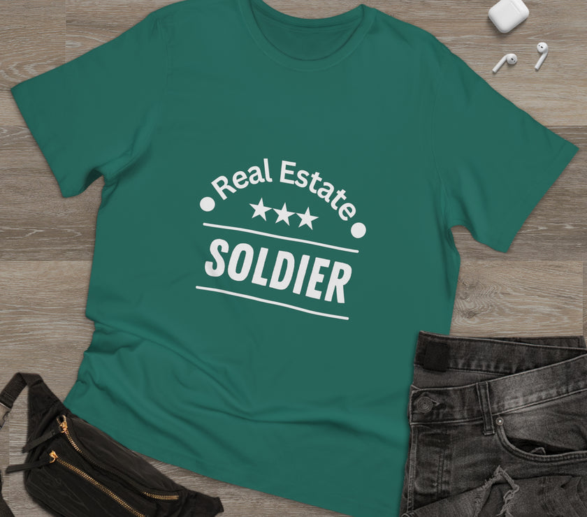 "Real Estate Soldier" Unisex Deluxe T-shirt