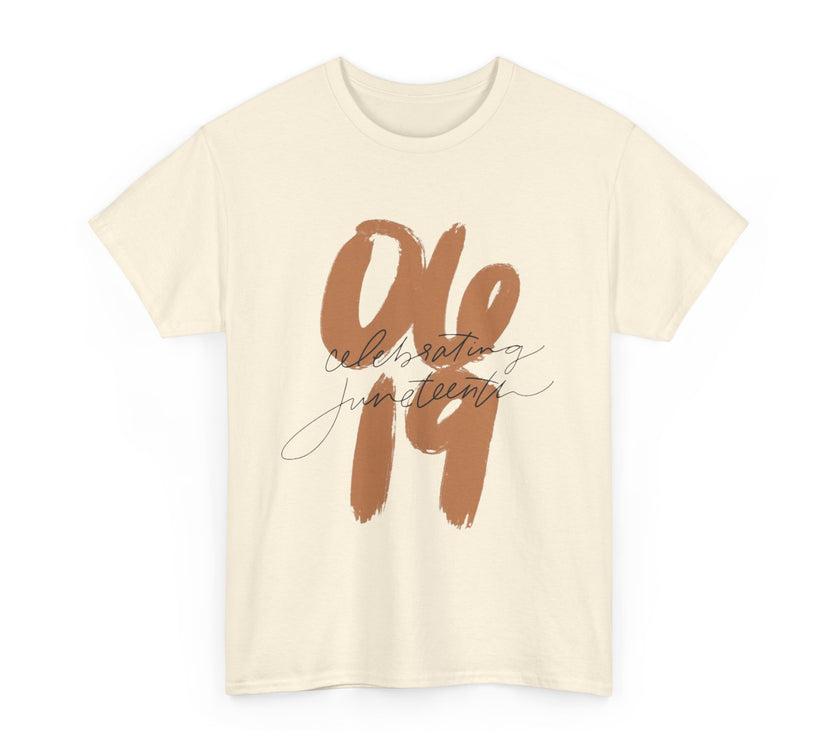 06-19 Celebrating Juneteenth - Unisex Heavy Cotton Tee