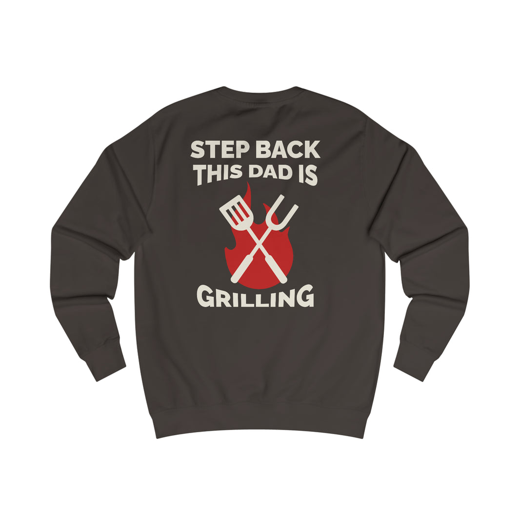 Expression Hub Step Back This Dad is Grilling Men's Sweatshirt MTS-06