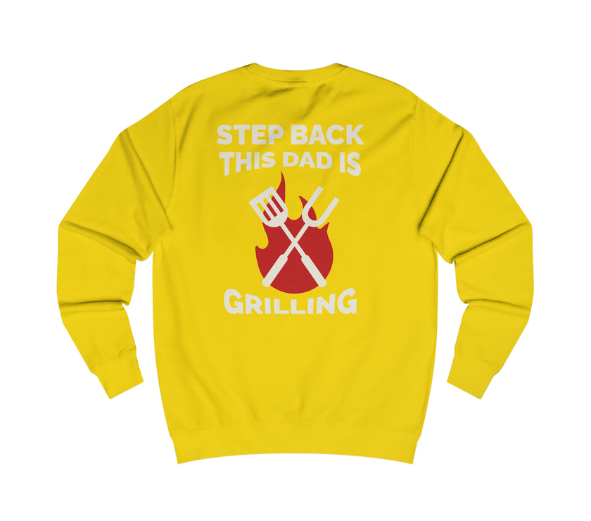 Expression Hub Step Back This Dad is Grilling Men's Sweatshirt MTS-06