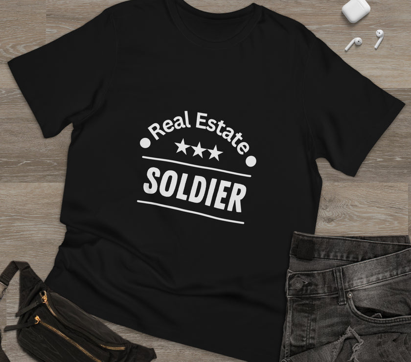 "Real Estate Soldier" Unisex Deluxe T-shirt