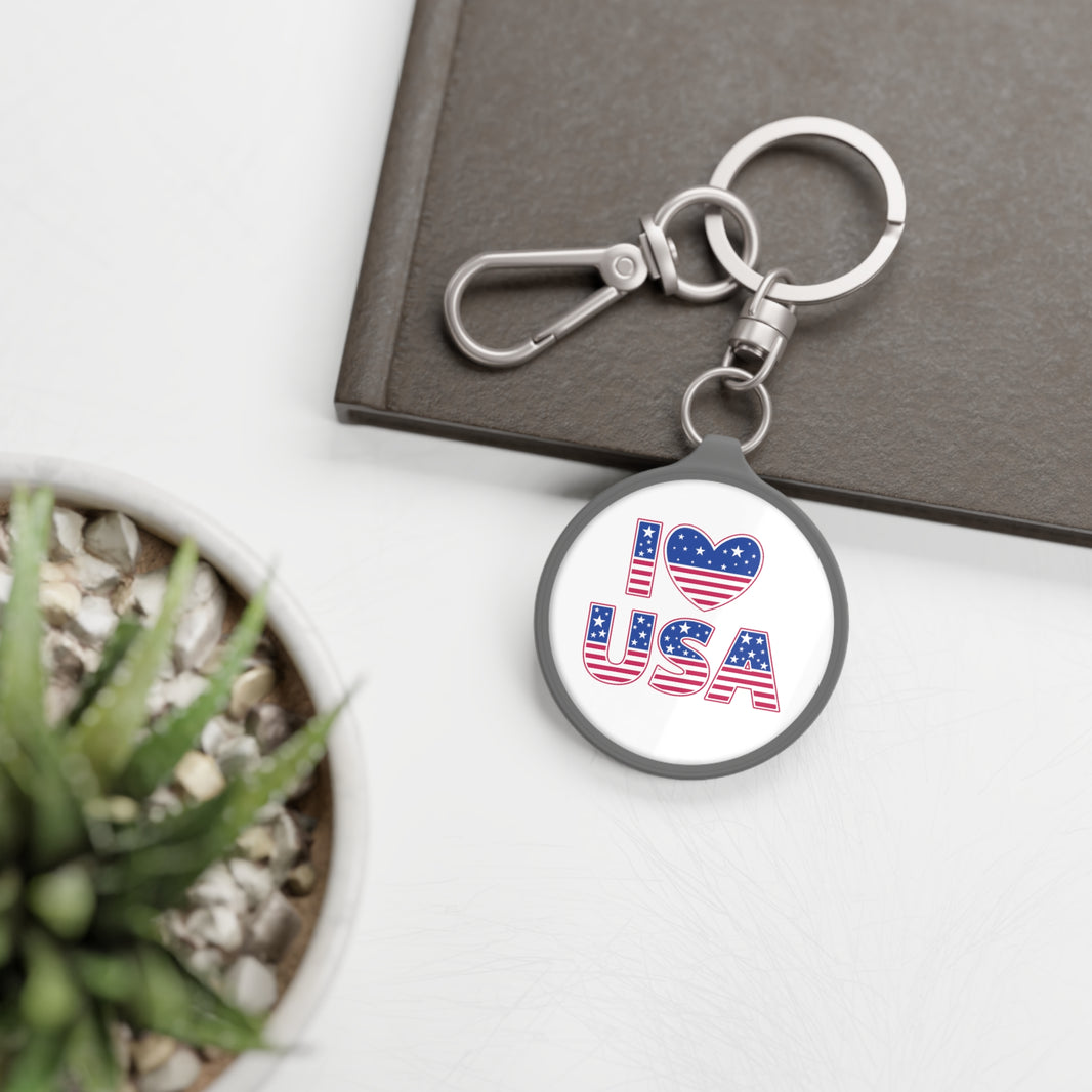 I Love America - Keyring Tag