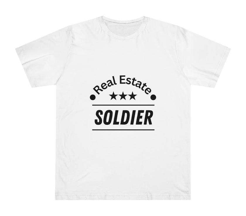 "Real Estate Soldier" Unisex Deluxe T-shirt