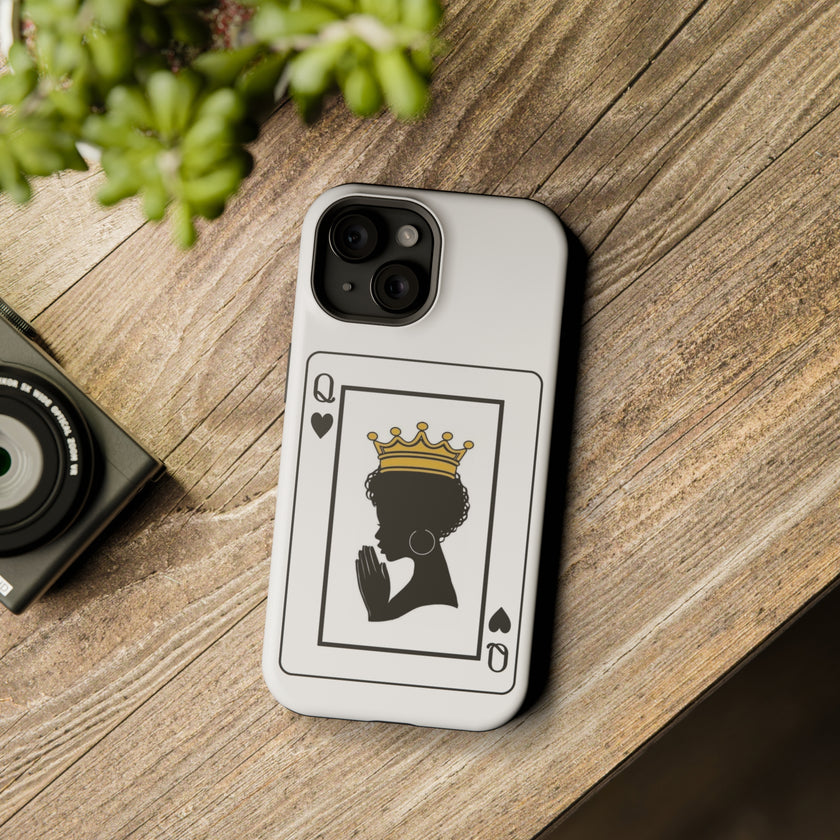 Queen card Tough Phone Cases