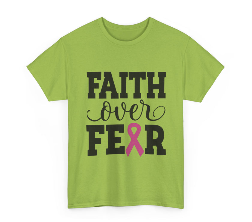 Faith Over Fear - Unisex Heavy Cotton Tee