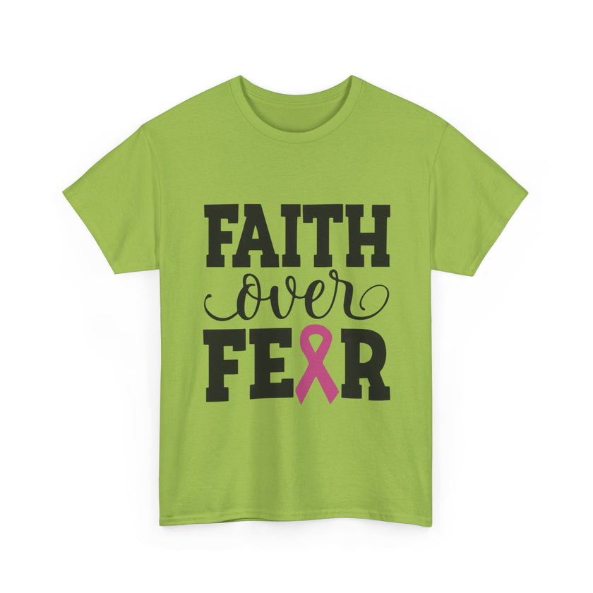 Faith Over Fear - Unisex Heavy Cotton Tee