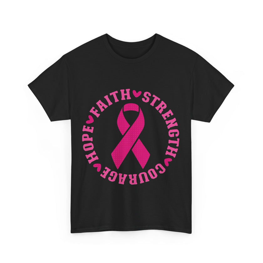 Faith, Strength, Courage, Hope - Unisex Heavy Cotton Tee
