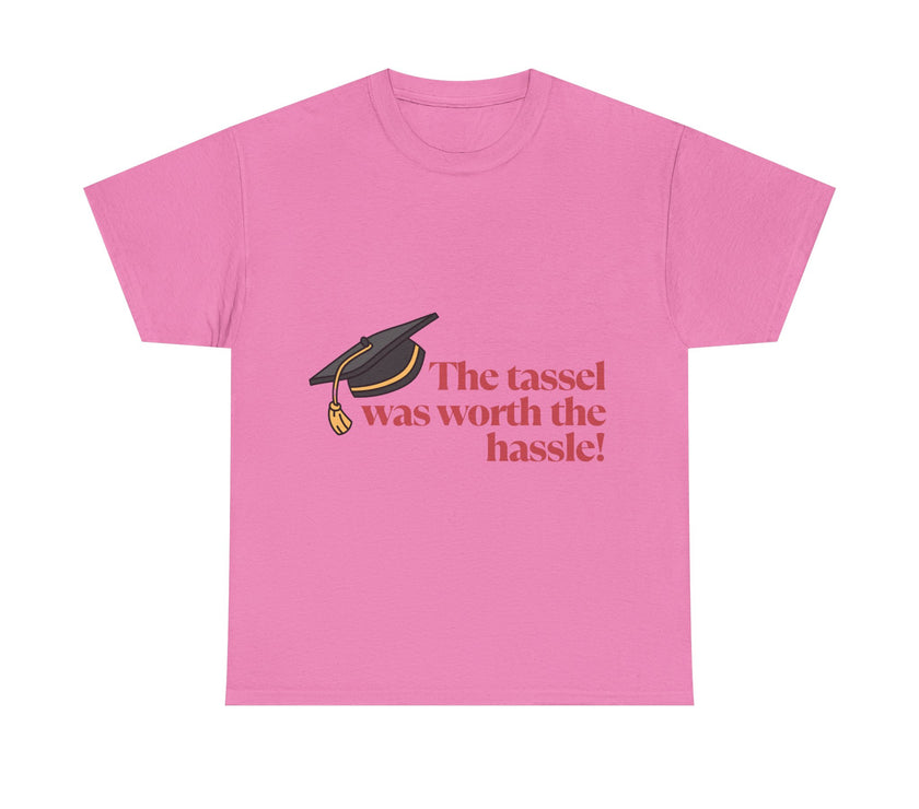 The Tassel was worth the Hassle - Unisex Heavy Cotton Tee
