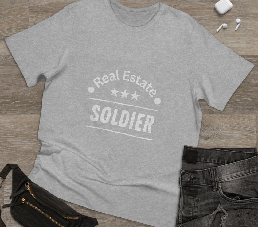 "Real Estate Soldier" Unisex Deluxe T-shirt