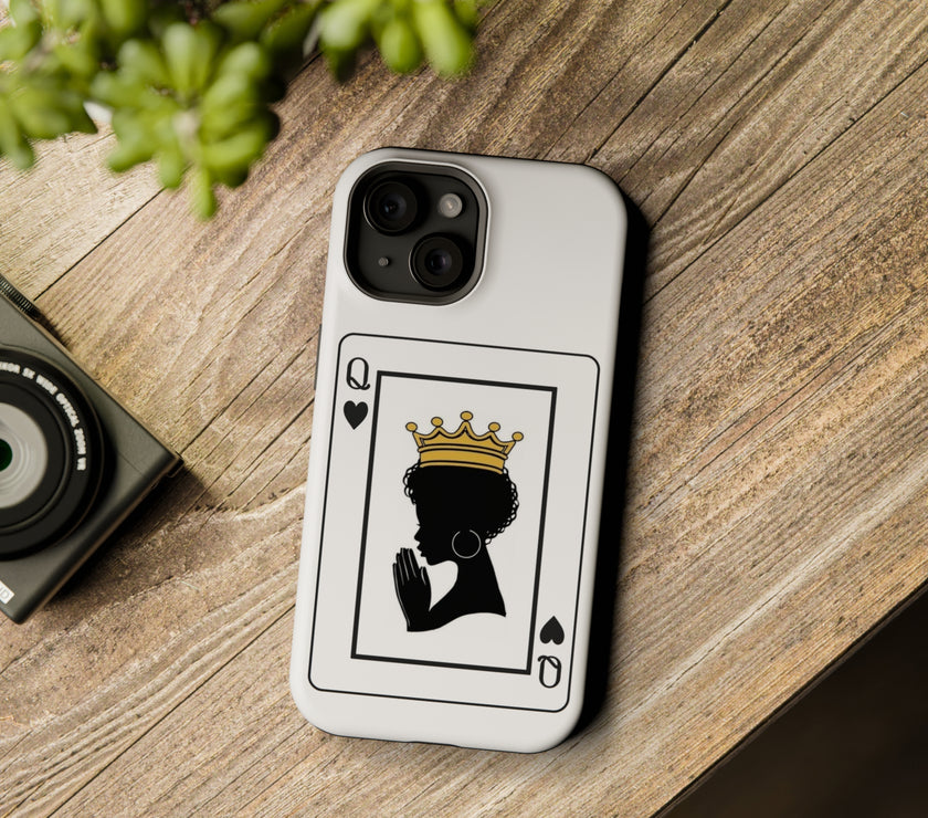 Queen card Tough Phone Cases