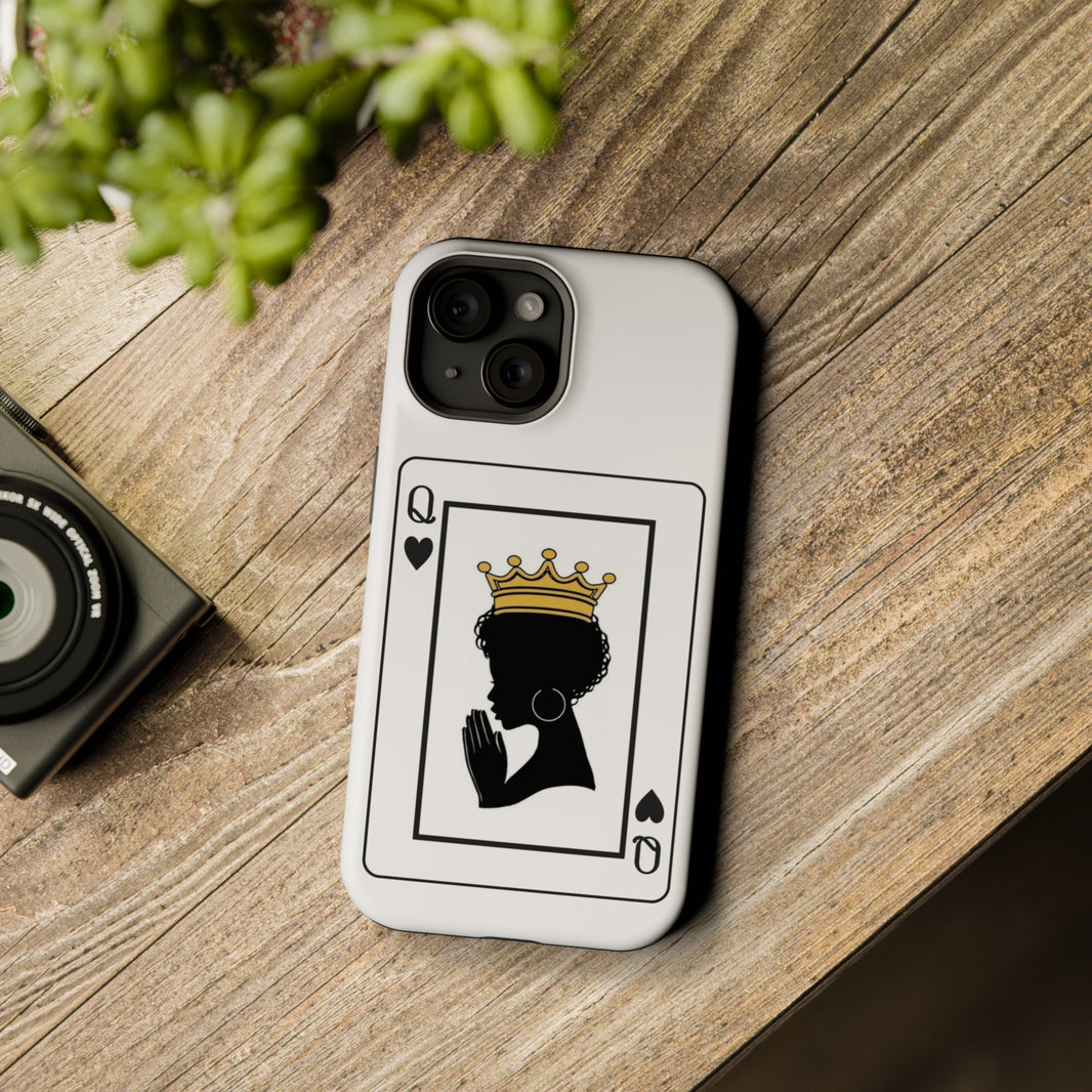 Queen card Tough Phone Cases