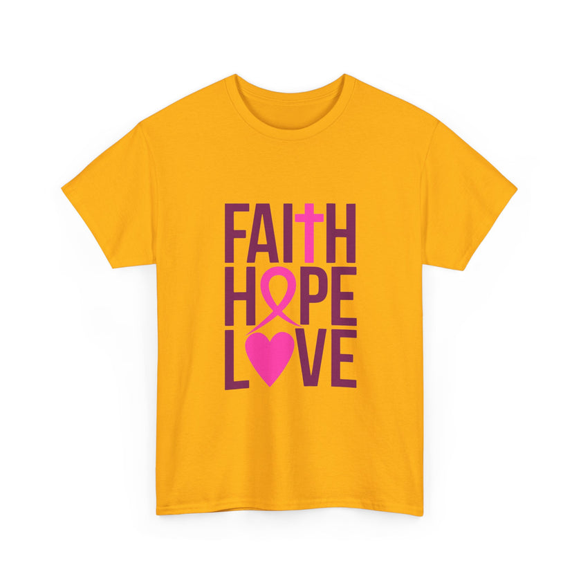 Faith, Hope, Love - Unisex Heavy Cotton Tee