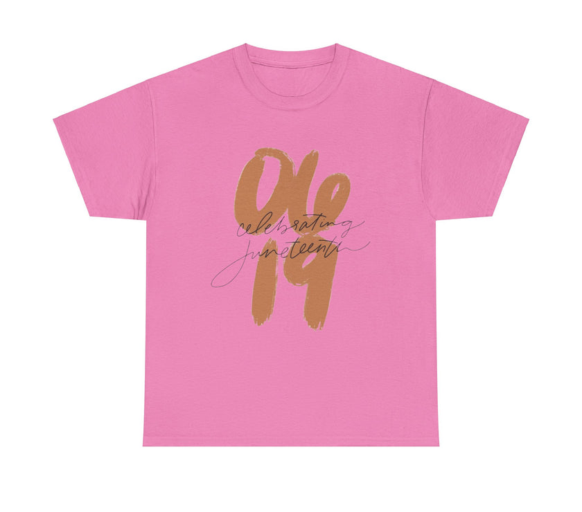 06-19 Celebrating Juneteenth - Unisex Heavy Cotton Tee