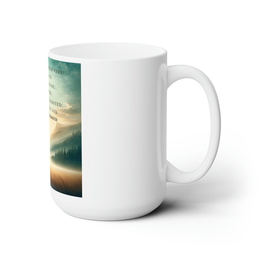 "Joshua 1:9" Ceramic Mug 15oz