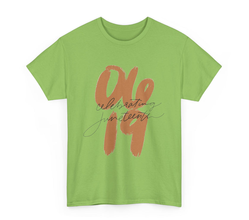 06-19 Celebrating Juneteenth - Unisex Heavy Cotton Tee