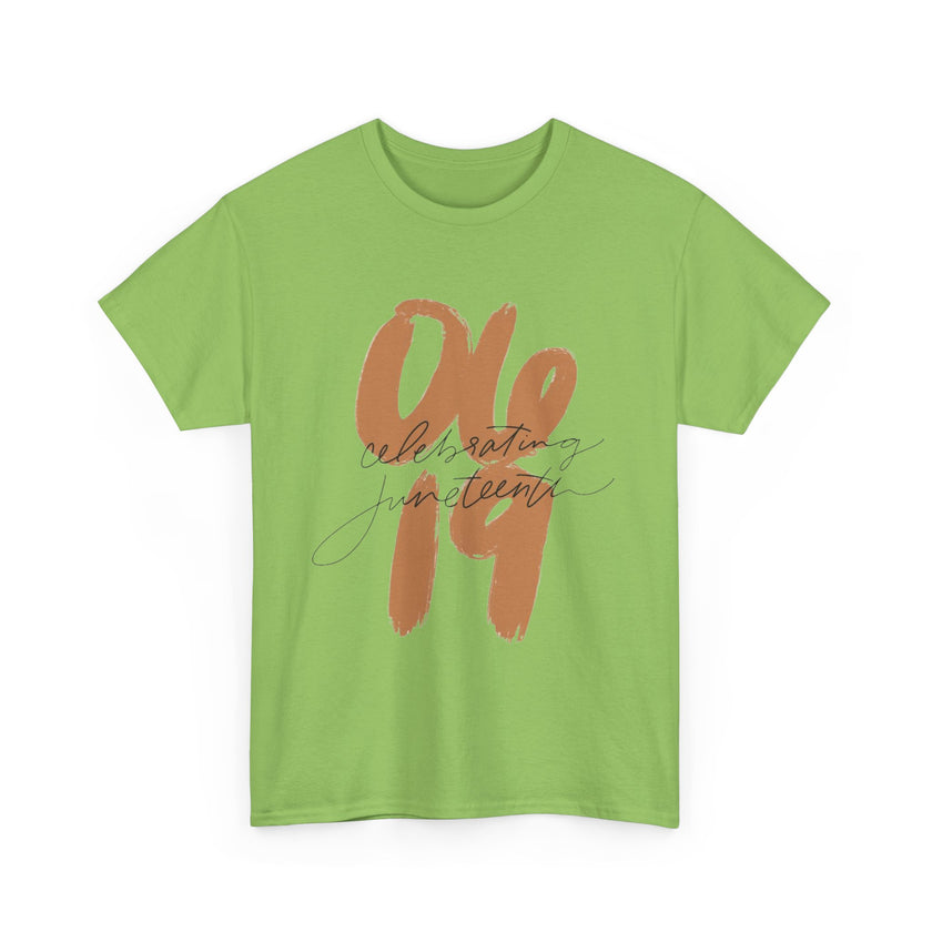 06-19 Celebrating Juneteenth - Unisex Heavy Cotton Tee