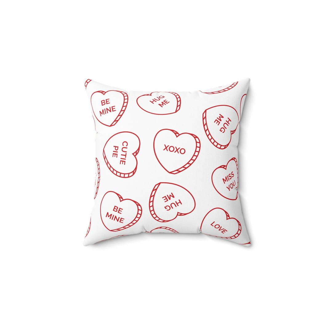 "Be mine/ Xoxo" Spun Polyester Square Pillow