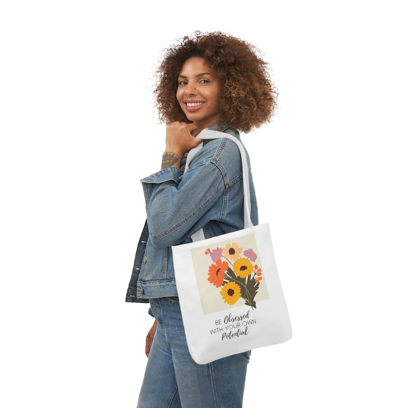 Be obsessed with your own potential - Canvas Tote Bag, 5-Color Straps