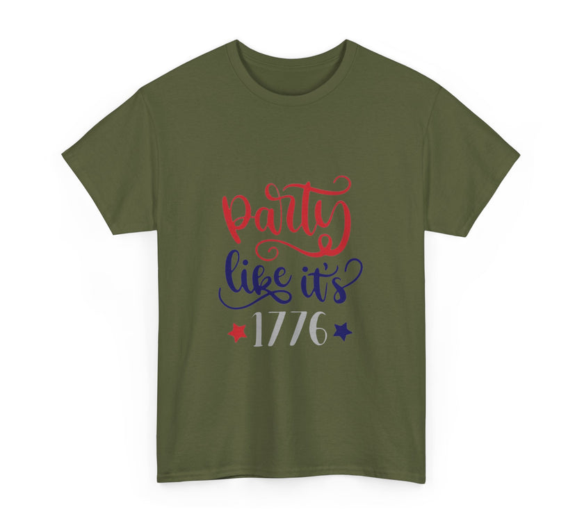 Party like it's 1776 - Unisex Heavy Cotton Tee