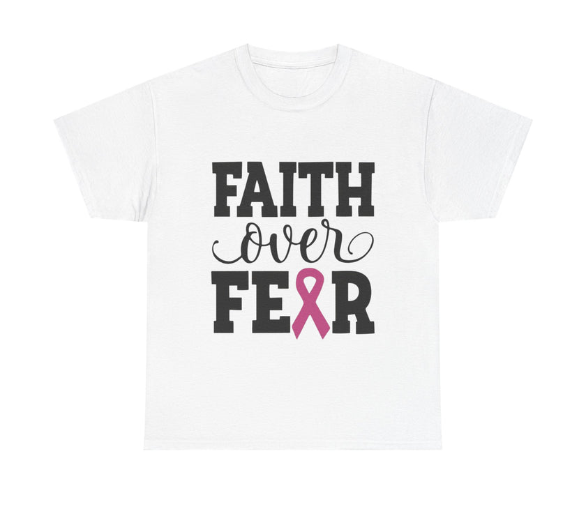 Faith Over Fear - Unisex Heavy Cotton Tee