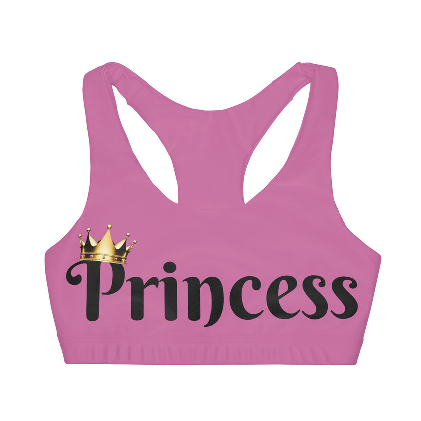 "Princess" Girls' Double Lined Seamless Princess Sports Bra (AOP)