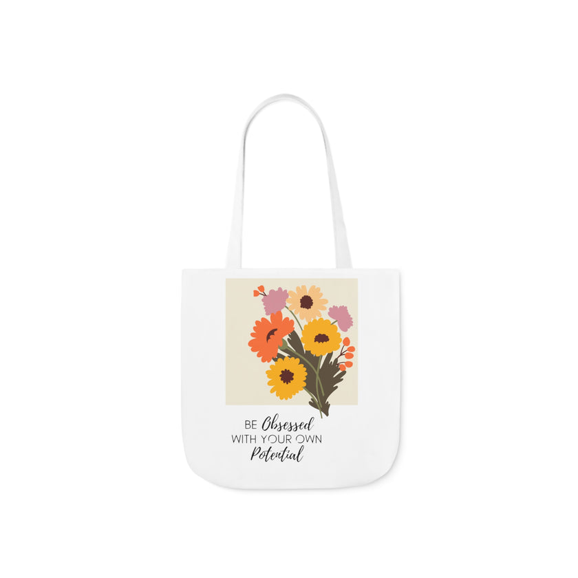 Be obsessed with your own potential - Canvas Tote Bag, 5-Color Straps