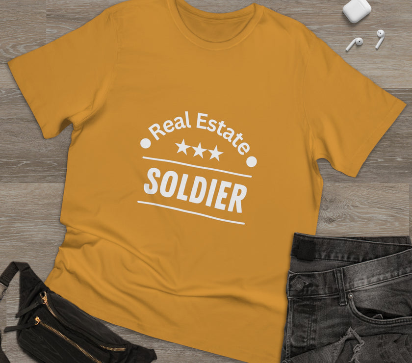 "Real Estate Soldier" Unisex Deluxe T-shirt