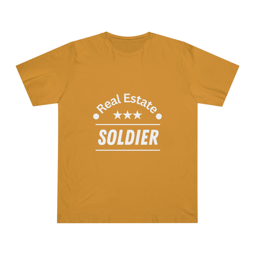 "Real Estate Soldier" Unisex Deluxe T-shirt