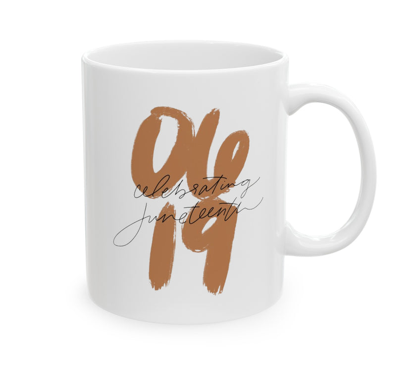 Celebrating Juneteenth - Ceramic Mug, (11oz, 15oz)