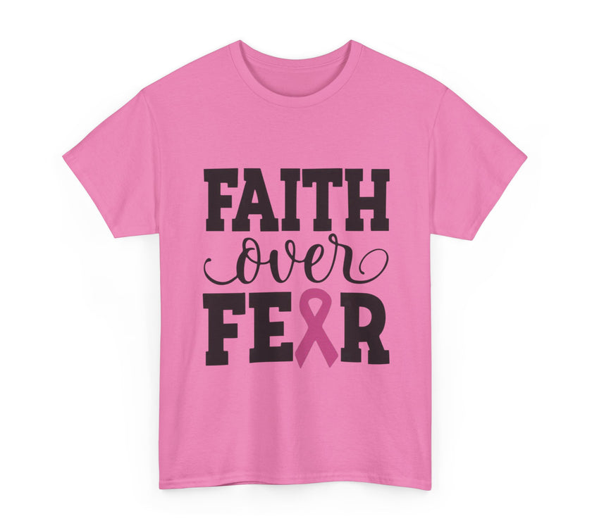 Faith Over Fear - Unisex Heavy Cotton Tee