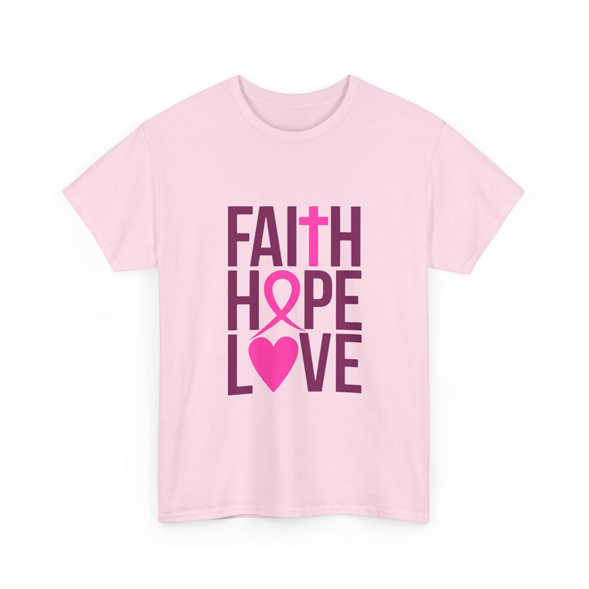 Faith, Hope, Love - Unisex Heavy Cotton Tee