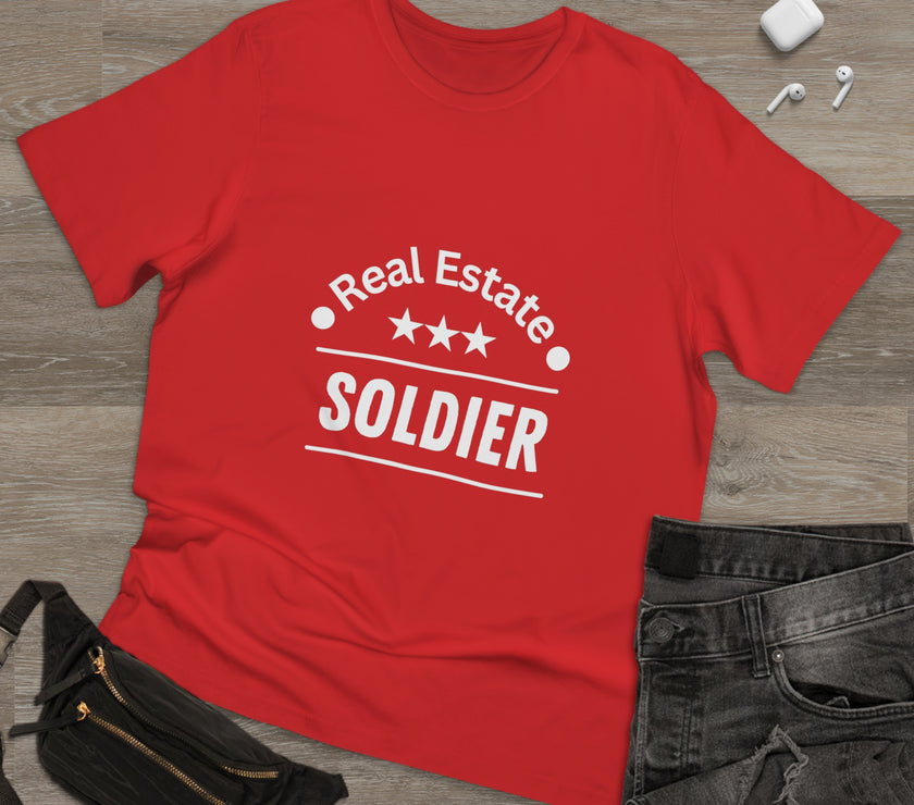 "Real Estate Soldier" Unisex Deluxe T-shirt