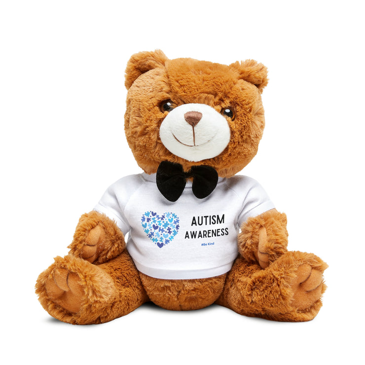 "Autism Awareness" Teddy Bear with T-Shirt