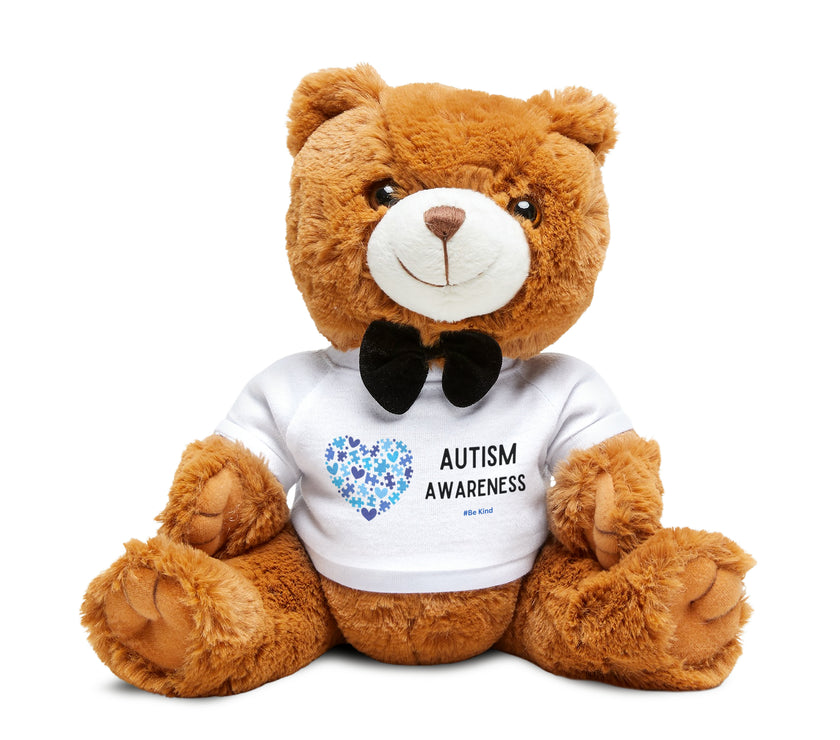 "Autism Awareness" Teddy Bear with T-Shirt