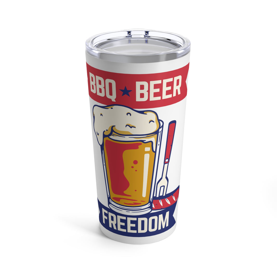 BBQ,Beer&Freedom - Tumbler 20oz