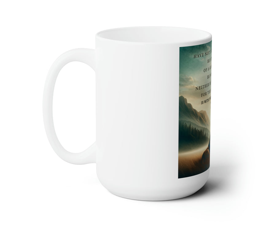 "Joshua 1:9" Ceramic Mug 15oz