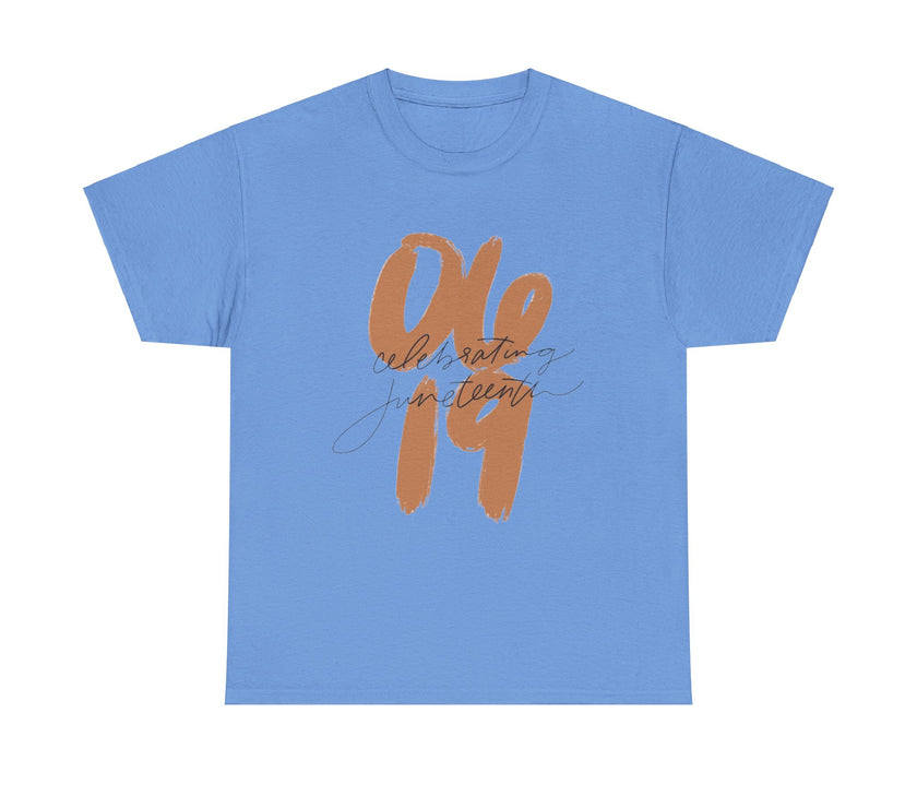 06-19 Celebrating Juneteenth - Unisex Heavy Cotton Tee