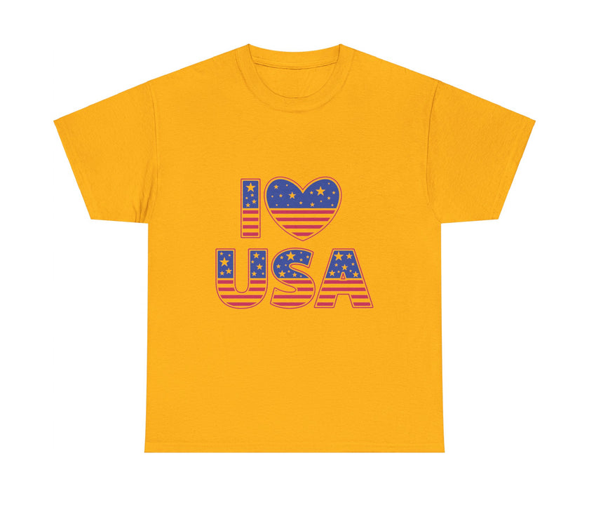 I Love America - Unisex Heavy Cotton Tee