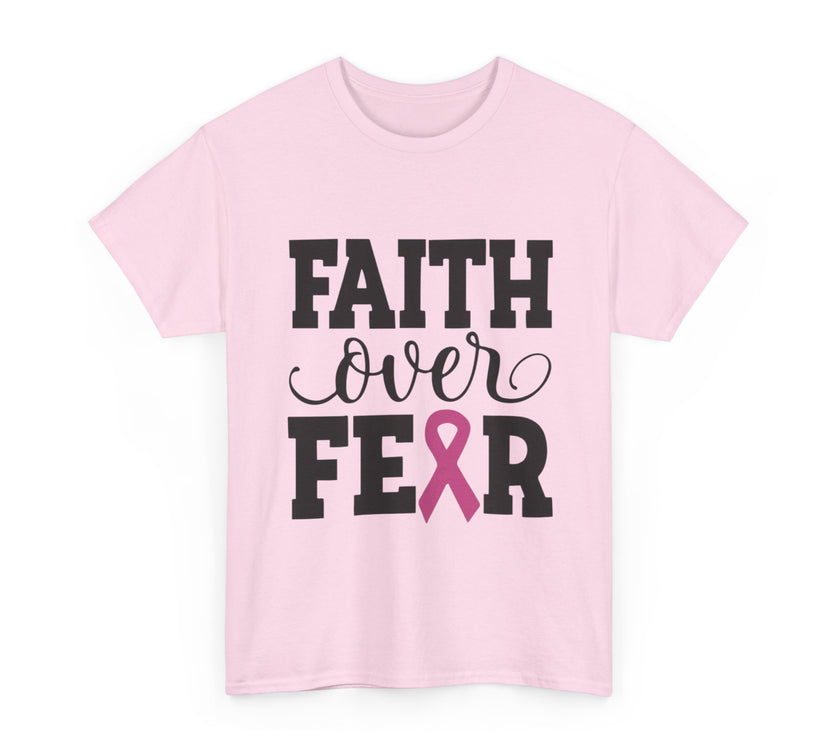 Faith Over Fear - Unisex Heavy Cotton Tee