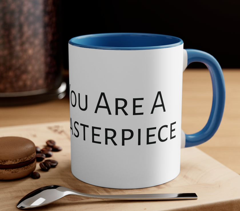 " I Am A Testament Of Resilience" Accent Coffee Mug, 11oz Inspiration