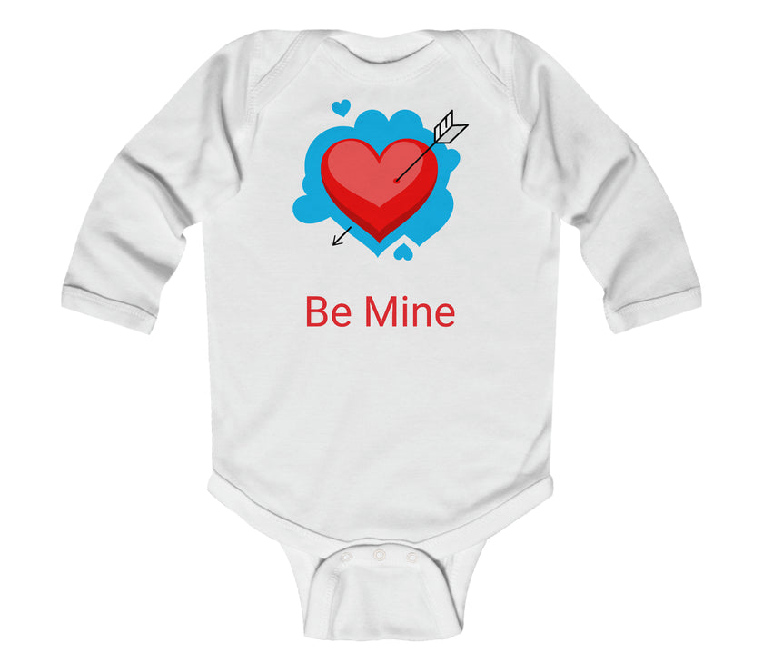 “Be Mine” Infant Long Sleeve Bodysuit