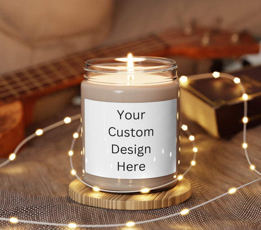 Custom Scented Soy Candle, 9oz