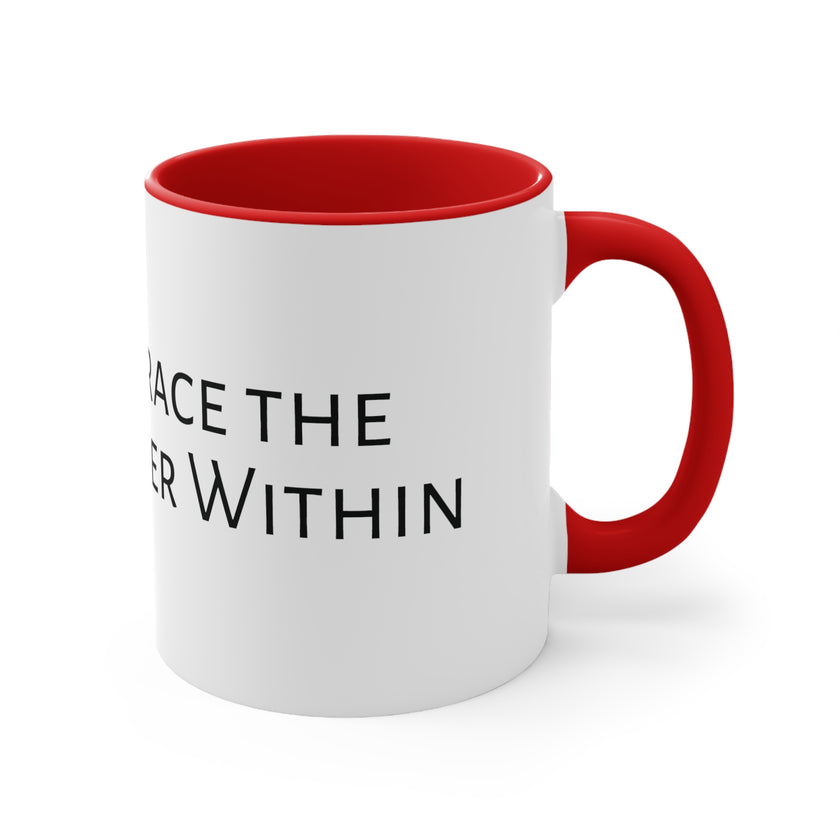 " I Am A Testament Of Resilience" Accent Coffee Mug, 11oz Inspiration