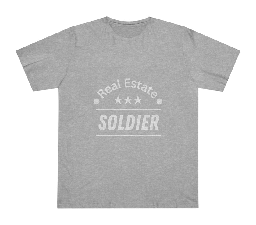 "Real Estate Soldier" Unisex Deluxe T-shirt